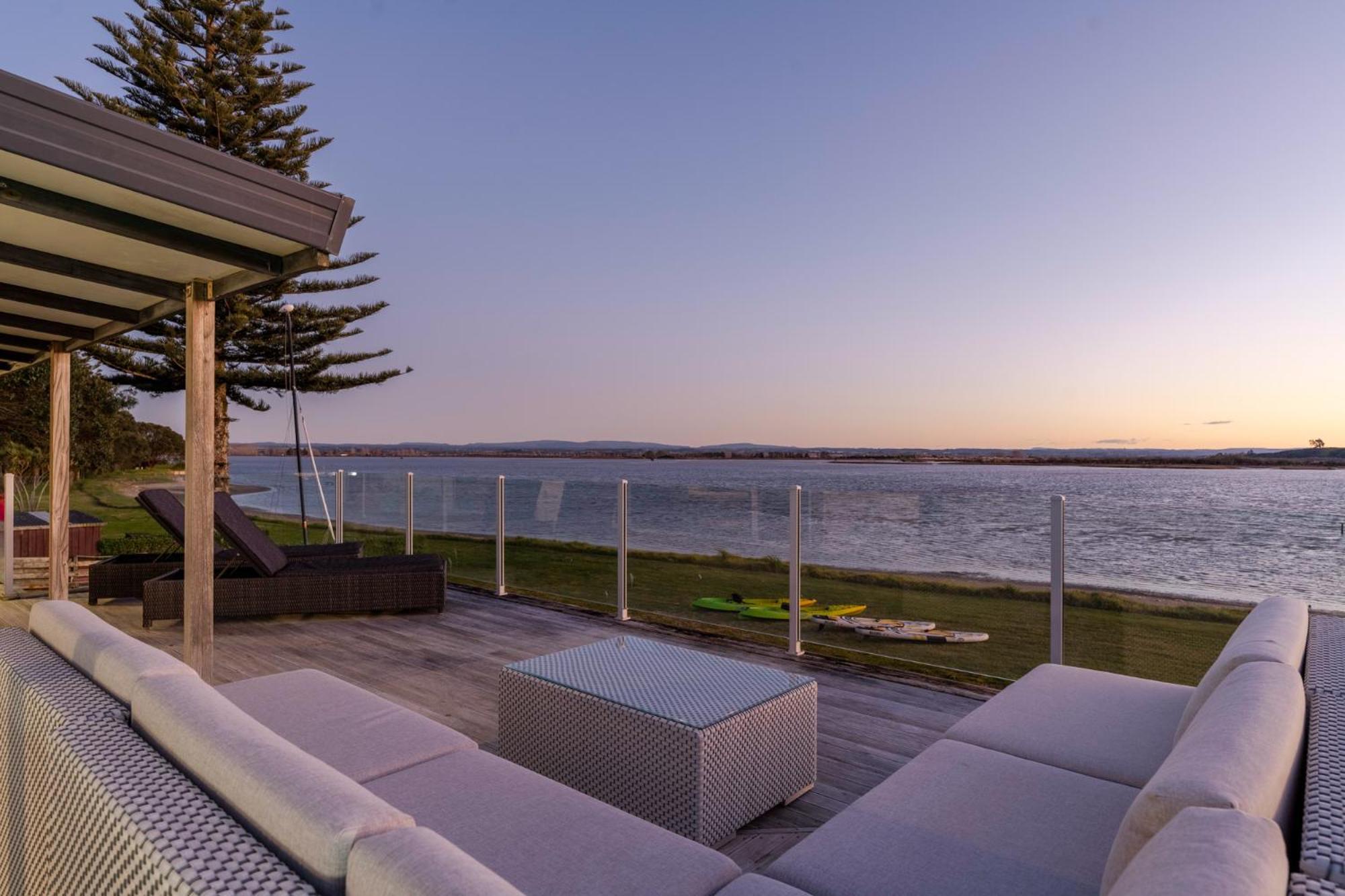 Pukehina Estuary Sunset Views Holiday Home Esterno foto